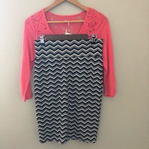 Lularoe Striped Cassie skirt